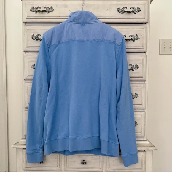 Vineyard Vines Hydrangea Blue Pullover Sweatshirt - Picture 2 of 5